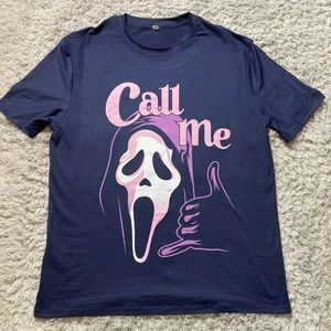 Ghost face call me shirt mens size large nwot